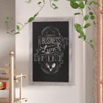 Whitewashed Hanging Chalkboard24" x 36"