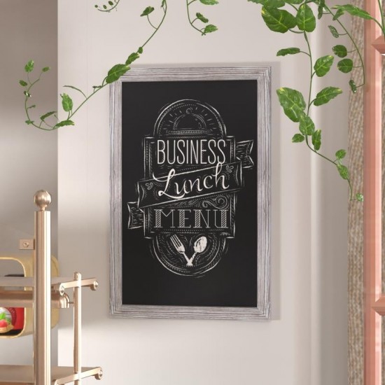 Whitewashed Hanging Chalkboard24" x 36"