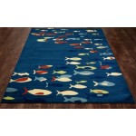 Seaport-Aro_00_002_Navy_Blue- 13 X 18 In Swatch Area Rug