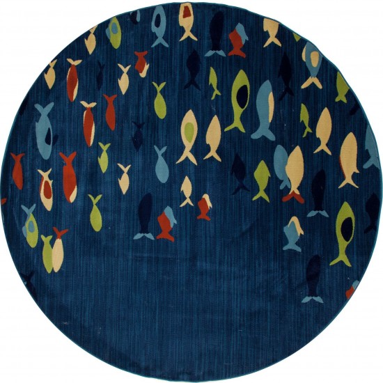 Seaport-Aro_00_002_Navy_Blue- 13 X 18 In Swatch Area Rug