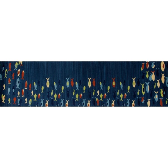 Seaport-Aro_00_002_Navy_Blue- 13 X 18 In Swatch Area Rug