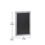 Whitewashed Hanging Chalkboard 18" x 24"