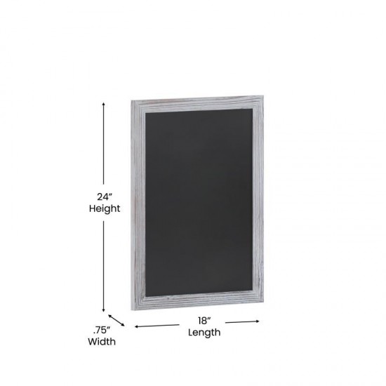 Whitewashed Hanging Chalkboard 18" x 24"