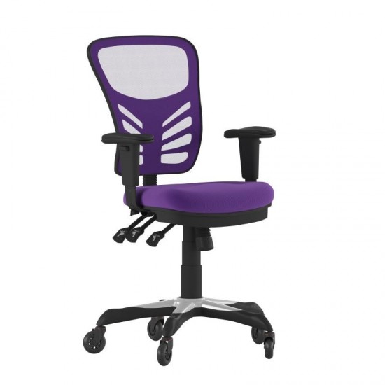 Purple Chair - Roller Wheels