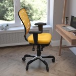 Yellow Chair - Roller Wheels