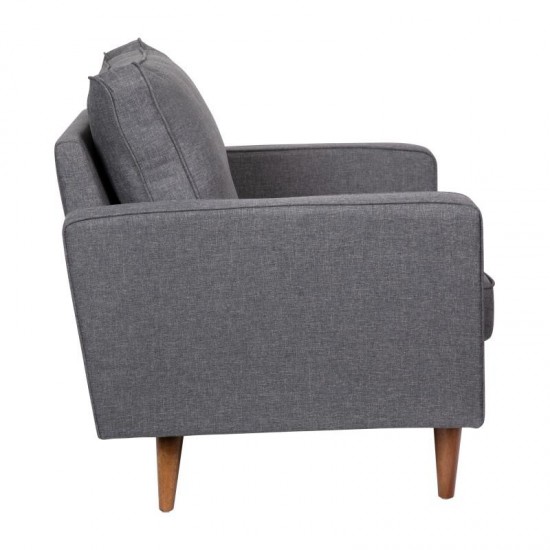 Dark Gray Upholstered Chair