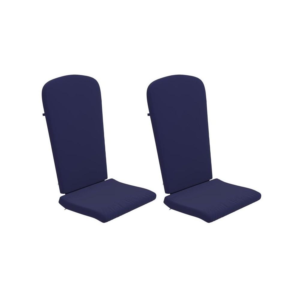 2PK Blue Chair Cushions