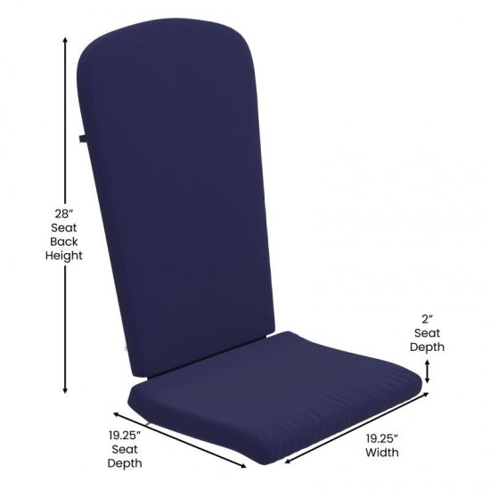 2PK Blue Chair Cushions