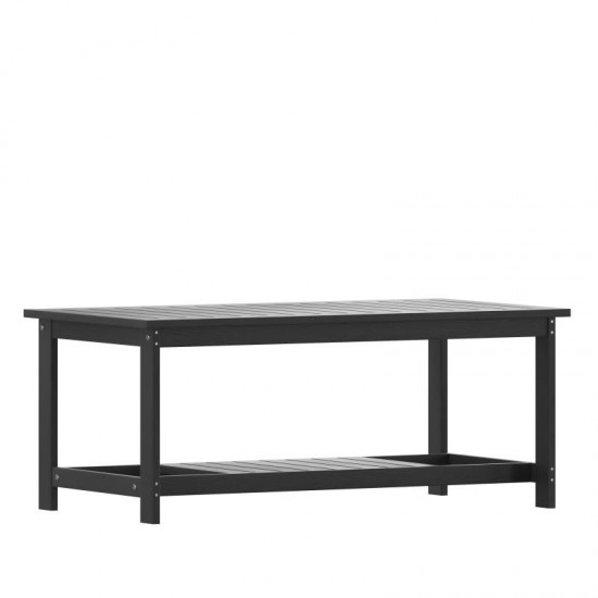 Black Poly Resin Table