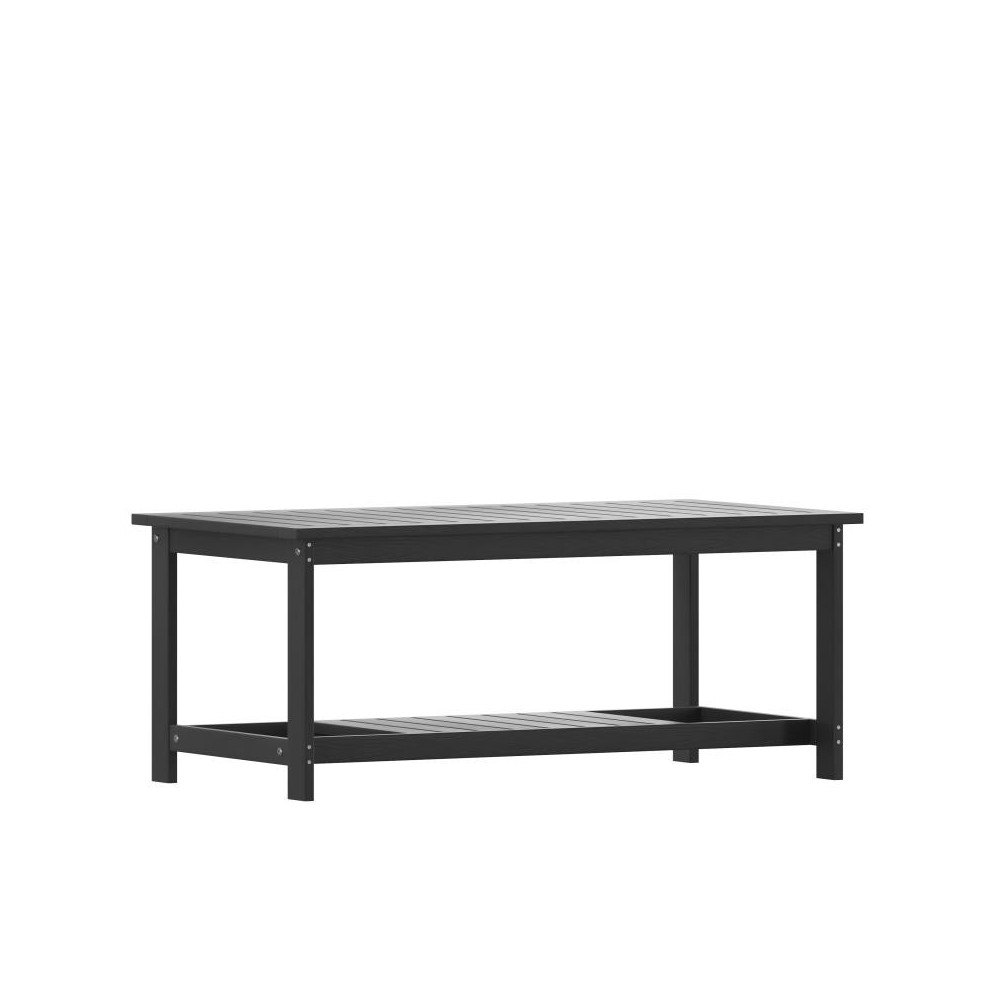 Black Poly Resin Table