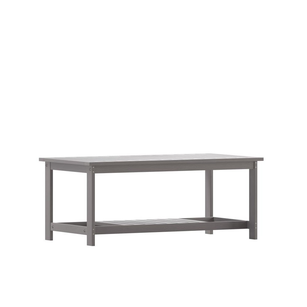 Gray Poly Resin Table