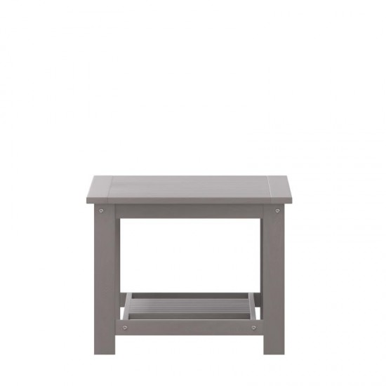 Gray Poly Resin Table