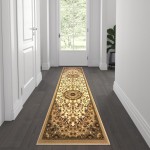 Ivory 2x7 Persian Area Rug