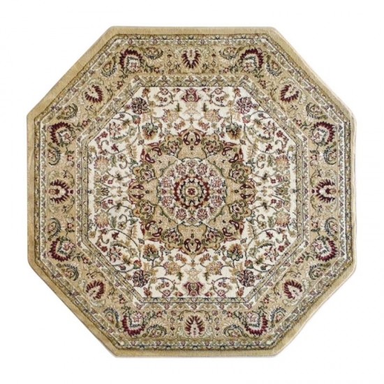 Mersin Ivory 7x7 Persian Area Rug