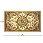 Ivory 2x3 Persian Area Rug