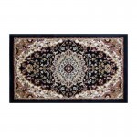 Black 2x3 Persian Area Rug