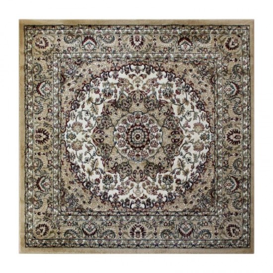 Ivory 4x4 Persian Area Rug