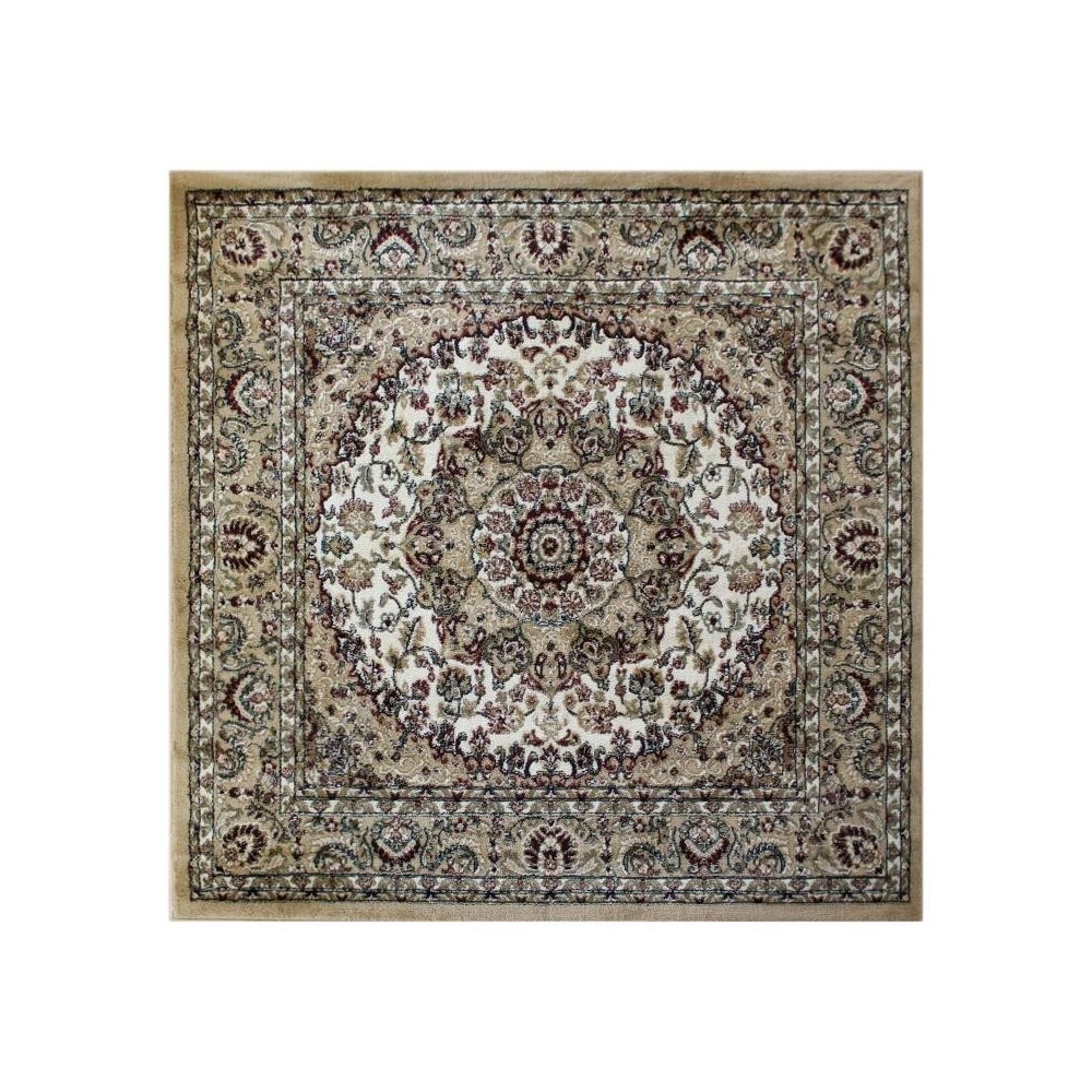 Ivory 7x7 Persian Area Rug