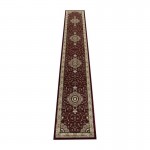 Burgundy 3x15 Persian Area Rug