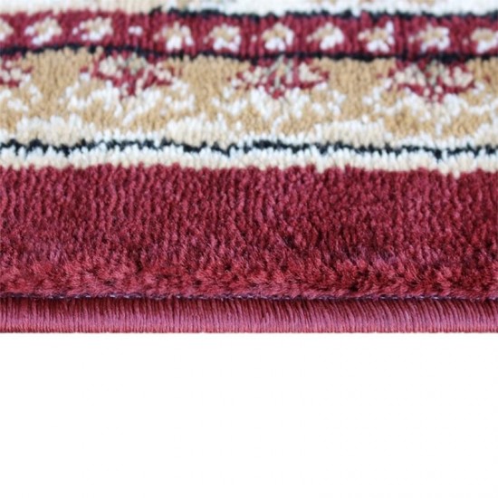 Burgundy 4x4 Persian Area Rug