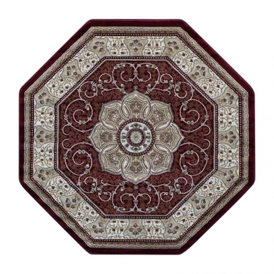 Burgundy 5x5 Persian Area Rug