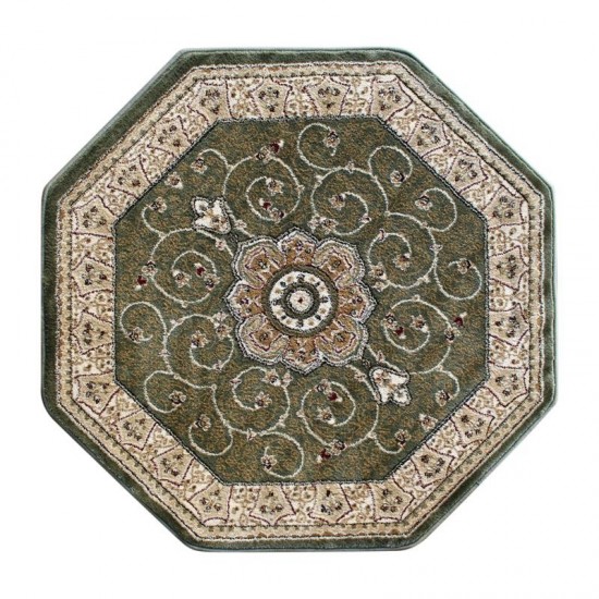 Green 7x7 Persian Area Rug