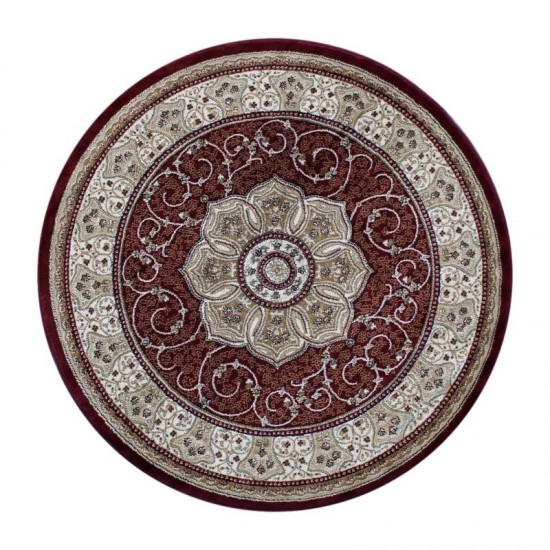 Burgundy 7x7 Persian Area Rug