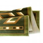 Green 5x7 Southwest Area Rug