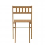 2PK Natural Acacia Wood Chairs