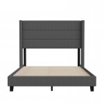 Charcoal Full Platform Bed