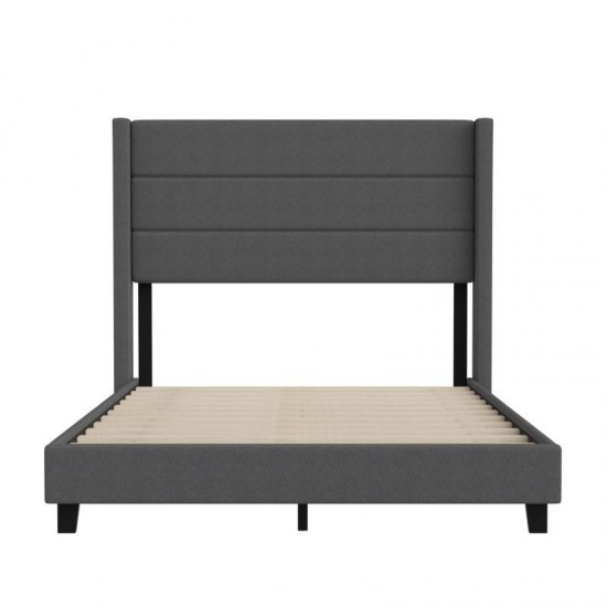 Charcoal Full Platform Bed