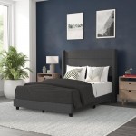 Charcoal Full Platform Bed