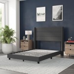 Charcoal Full Platform Bed