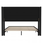 Charcoal Queen Platform Bed