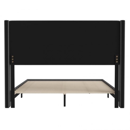 Charcoal Queen Platform Bed