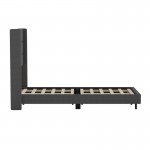 Charcoal Twin Platform Bed