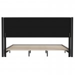 Gray King Platform Bed