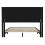 Gray Queen Platform Bed