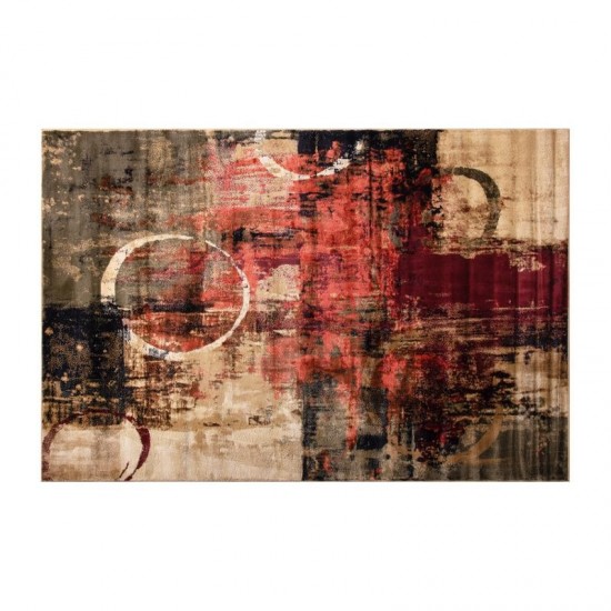 6x9 Abstract Area Rug