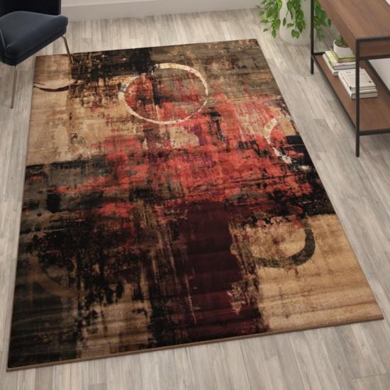 6x9 Abstract Area Rug