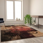 6x9 Abstract Area Rug