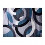 5x7 Blue/Gray Area Rug