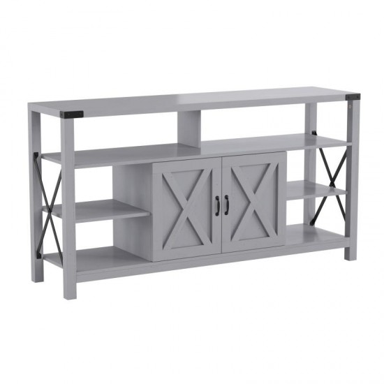 Wyatt 60" Coastal Gray TV Stand