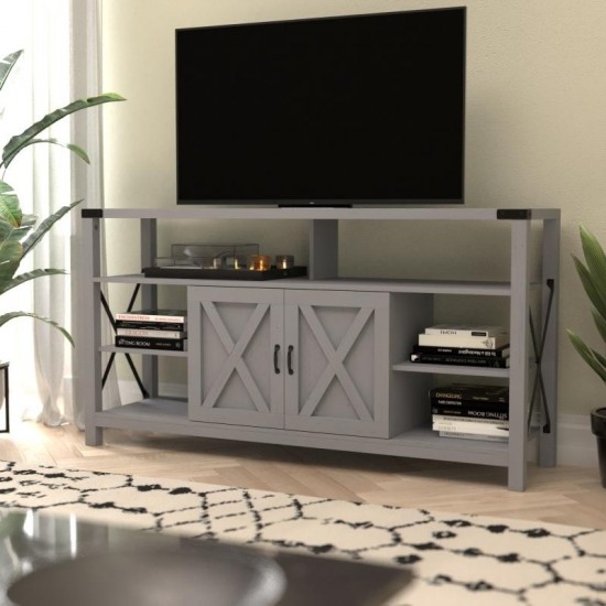 Wyatt 60" Coastal Gray TV Stand