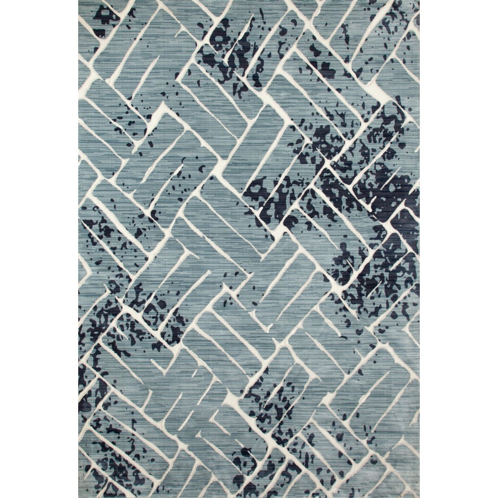 Titanium-Is_00_09_Aqua-6.7 X 9.6 Area Rug