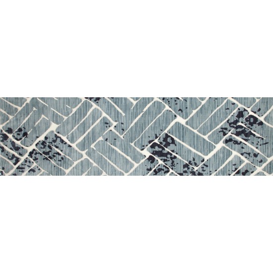 Titanium-Is_00_09_Aqua-6.7 X 9.6 Area Rug