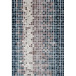 Titanium-Is_00_2606_Aqua-Round 7.10 Area Rug