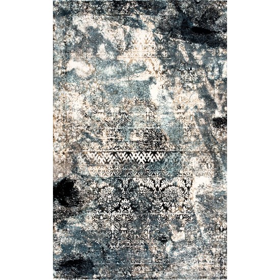 Titanium-Is-8797-5.3 X 8.1 Area Rug