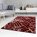 Titanium-Tm10R-Red-Canada-Cis010R811-7.10X10.6-240X320 Area Rug