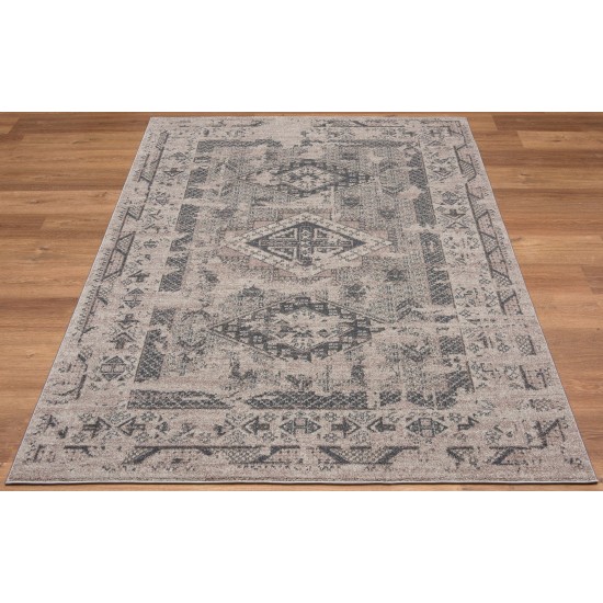 Twist-Ls1885-Gray-5.3 X 7.6 Area Rug